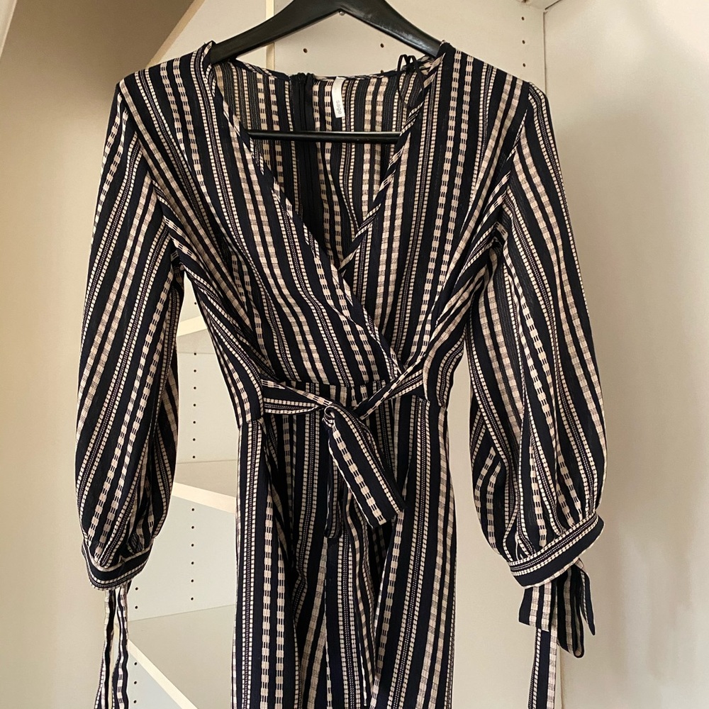 A striped romper!